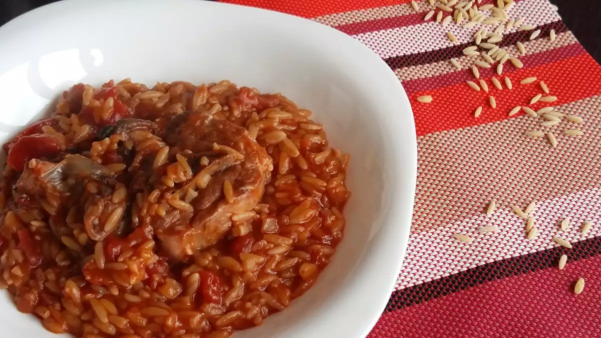 Greek-Style Lamb Neck with Orzo - Recipe | Bonapeti.com