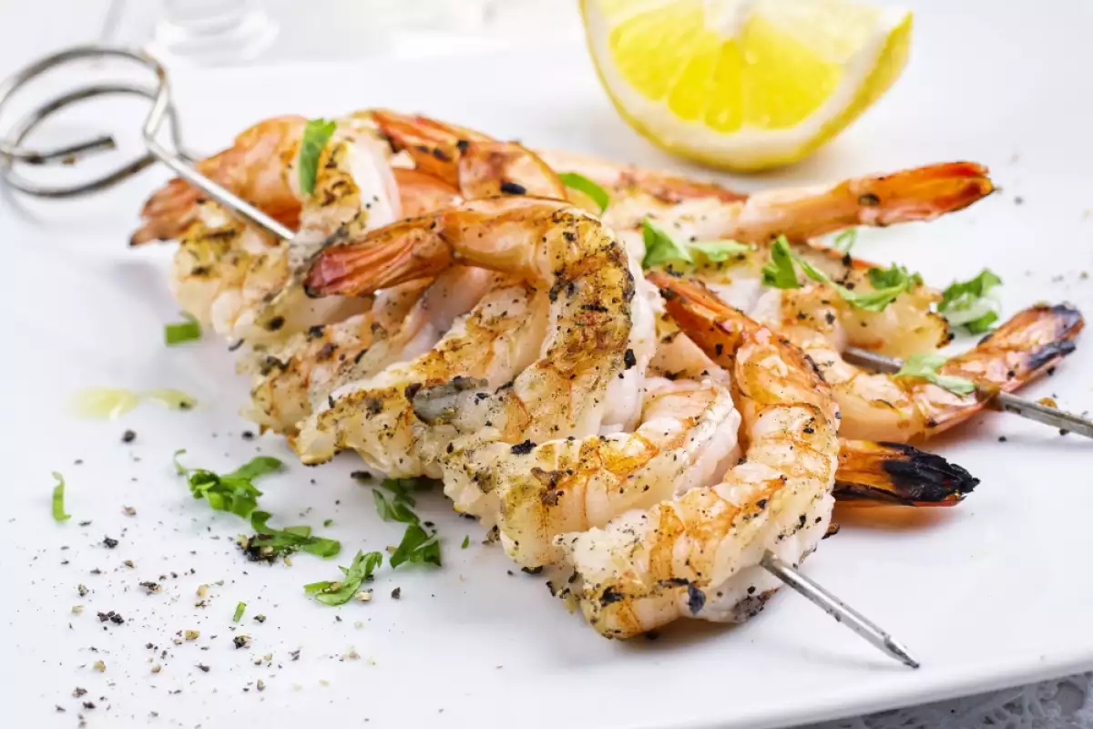 Grilled tiger outlet shrimp