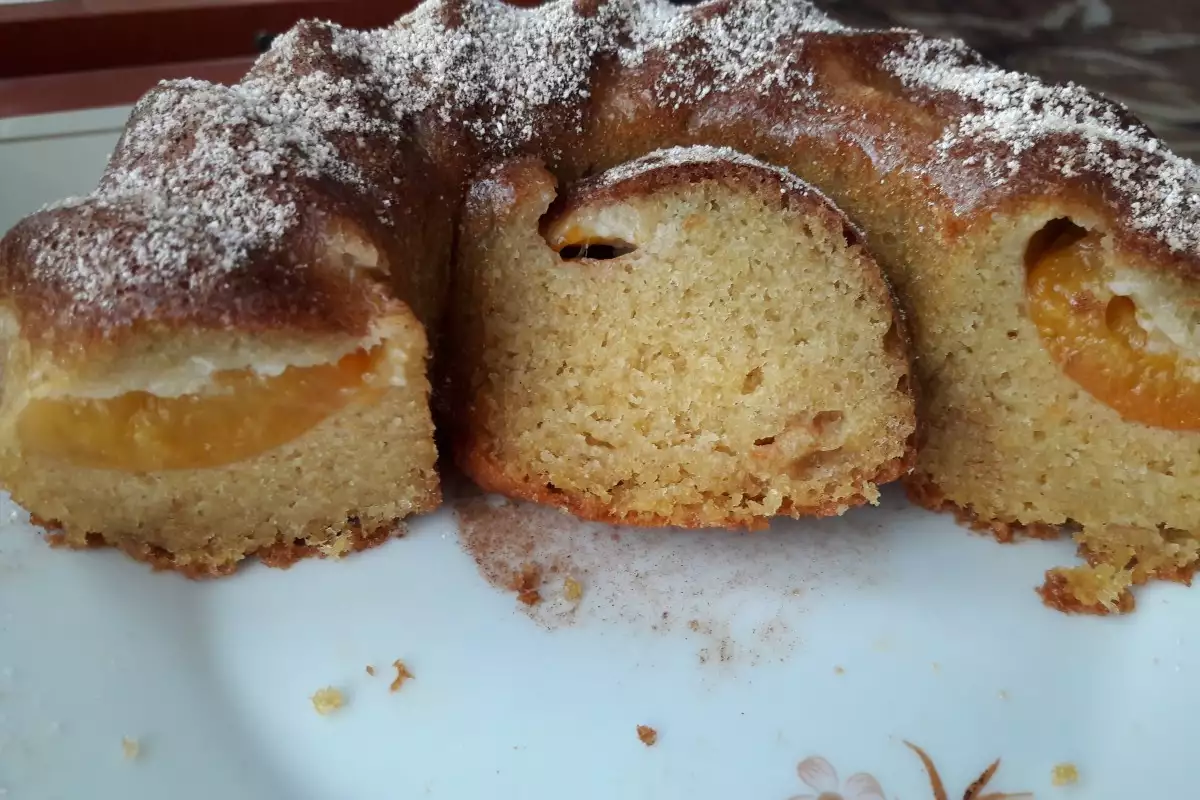 Delicious and quick apricot cake with almonds! Easy recipe #692 - YouTube