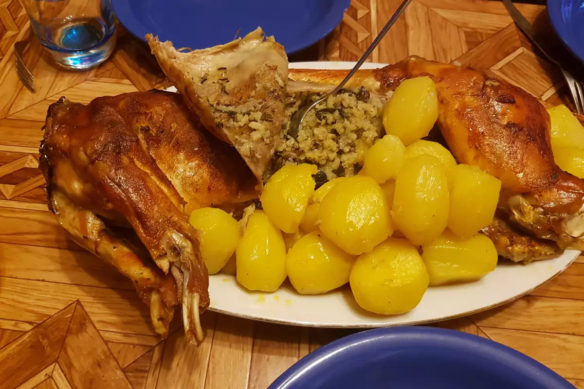 Roasted Stuffed Rabbit - Recipe | Bonapeti.com