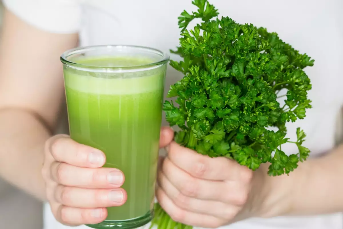 Benefits of shop parsley juice