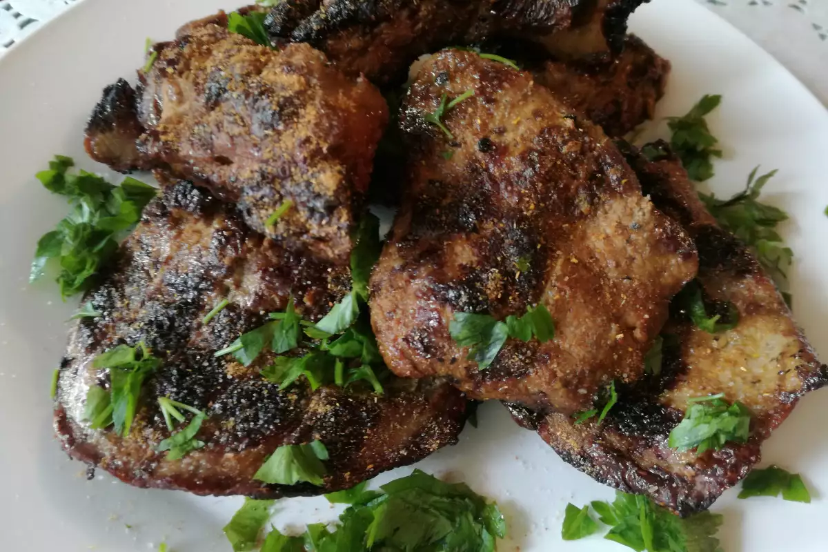 Pork chops in outlet milk marinade