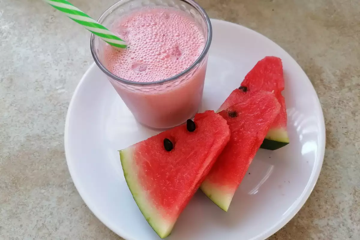 Watermelon and Yogurt Smoothie - Recipe 