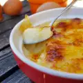 Boiled Creme Brulee with Vanilla and Whole Eggs