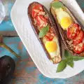 Roasted Eggplants with Eggs