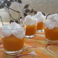 Two-Color Gelatin Cream with Pumpkin