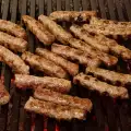 Kebapcheta on a Grill
