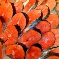 Where Does the Color of Salmon Come from?