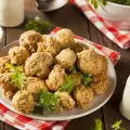 Fried Greek-Style Mozzarella Balls with Sauce