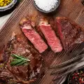 Grilled Ribeye Steak with Mustard