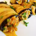 Eggplant Rolls with Minced Meat