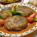 Oven-Baked Tatar Meat Patty with Cheese