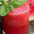 Watermelon and Basil Lemonade