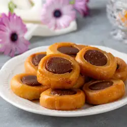 Roxakia - Greek Syrup-Soaked Walnut Cookies