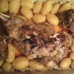 Lamb with Potatoes and Wine