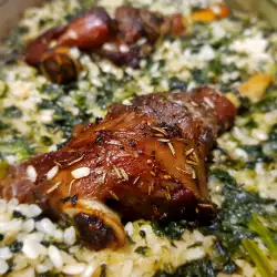 Lamb and Spinach with Mint
