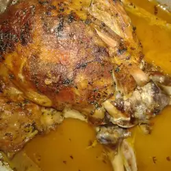 Roasted Lamb with lemons