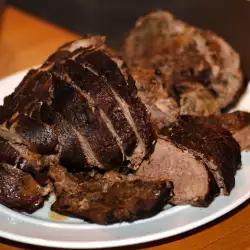 Stuffed Lamb with Liver and Mushrooms