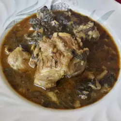 Cooked Lamb with Dock