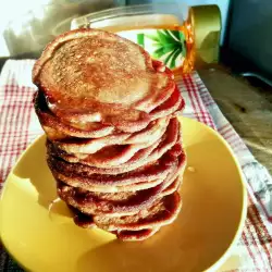 Pancakes with Apple Flour and Agave