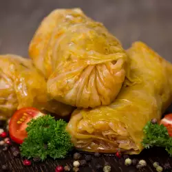 Stuffed Cabbage Rolls with Peppers