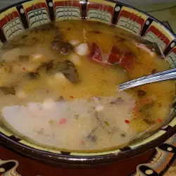 Bean Soup with savory