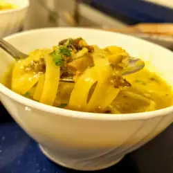 Asian Mushroom Soup with Curry