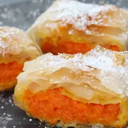 Pumpkin Filo Pastry with Flour