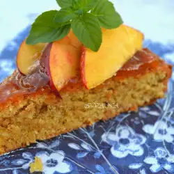 Peach Cake with Jam