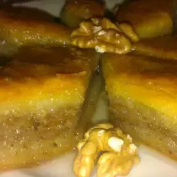 Rolled Out Filo Pastry with Milk