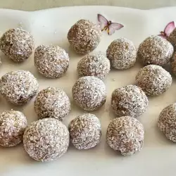 Truffles with coconuts