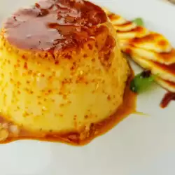 Creme Caramel with Bananas