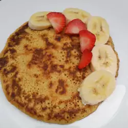 American Pancakes with milk