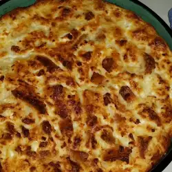 Bread Pie with feta cheese