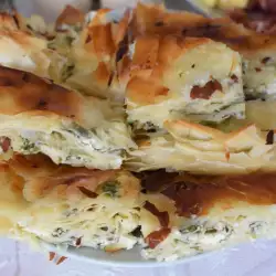 Feta Cheese Filo Pastry with Eggs