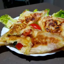 Filo Pastry with Tomatoes