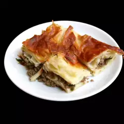 Minced Meat Filo Pastry with Eggs