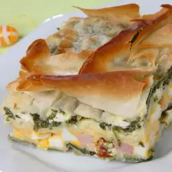 Spinach Filo Pastry with Milk