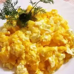 Fried Eggs with Feta Cheese