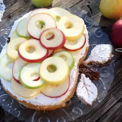 Quick Apple Cake with Ready-Made Cake Layers