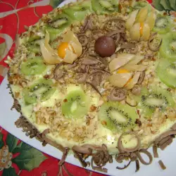 Cake with Kiwi