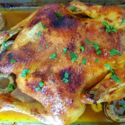 Chicken with Mushrooms and Cloves