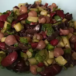 Cucumber Salad with Beans
