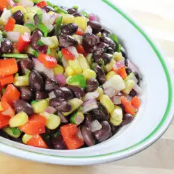 Mixed Bean Salad for Christmas