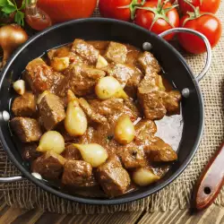 Veal Stew with Garlic