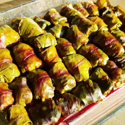Traditional Sarma with Beetroot Leaves