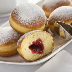 Yeast Donuts with Jam