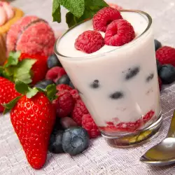 Sugar-Free Dessert with Blueberries