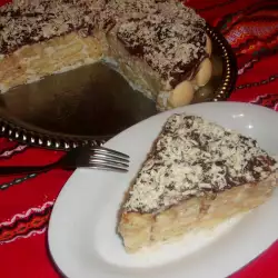 Biscotti Cake with chocolate
