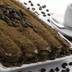 Biscotti Cake with cocoa